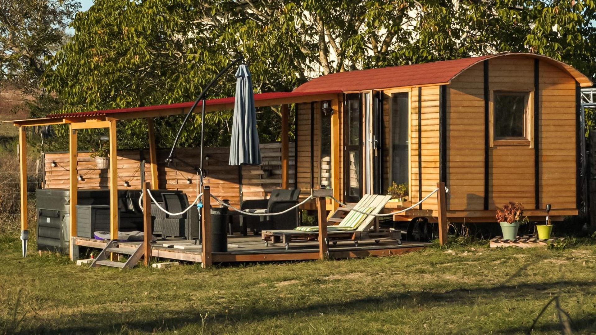 Roulotte „Douceur“ Villa Кондом Екстериор снимка